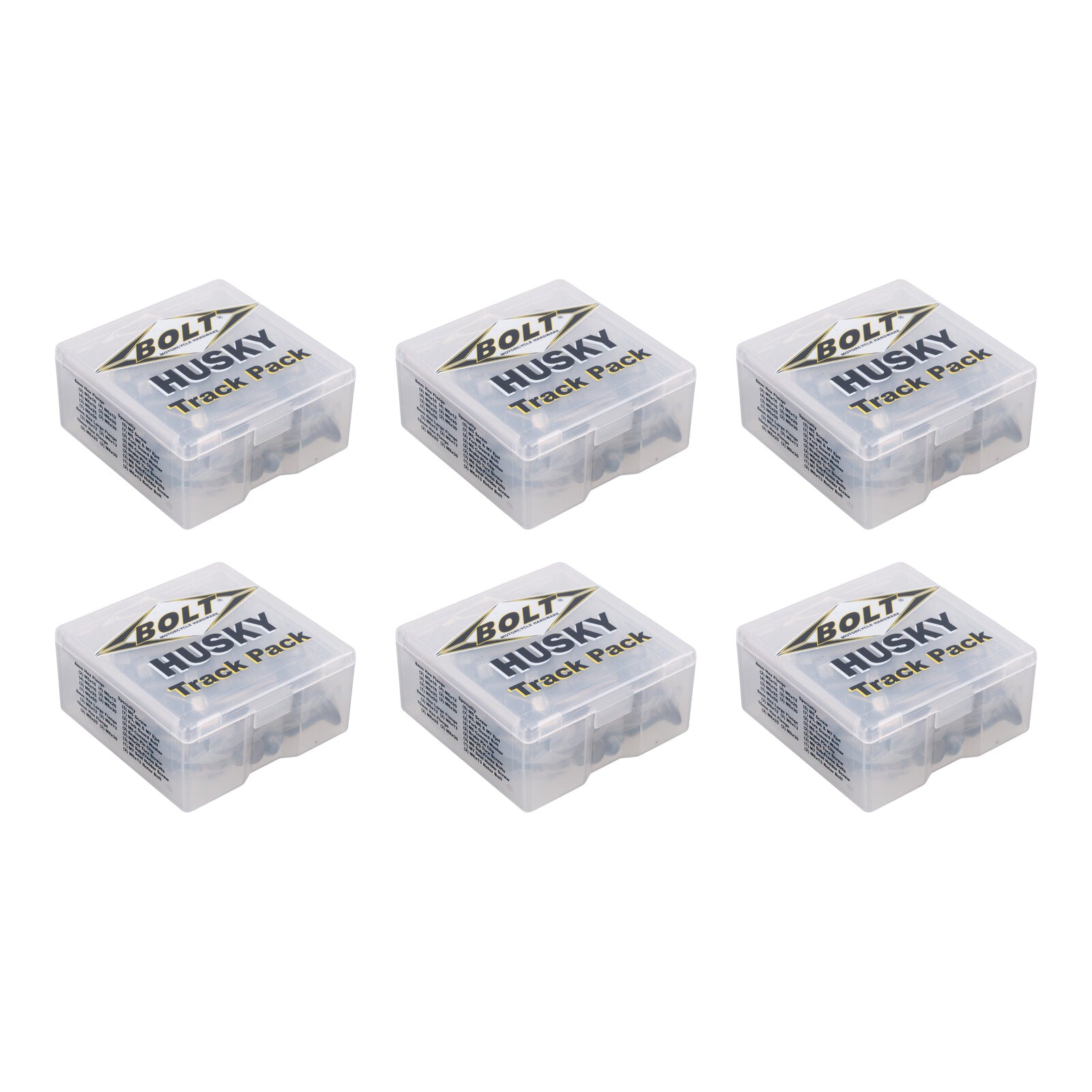 Bolt Husky Track Pack - 6 Kits in POP Display