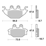 Brembo Prime Brake Pad Sinter Rear 07GR52SD