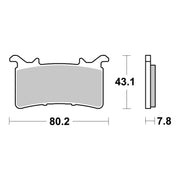 Brembo Prime Brake Pad Sinter Front 07GR99SA