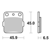 Brembo Upgrade Brake Pad Sinter Front 07HO22SX