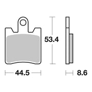 Brembo Prime Brake Pad Sinter Front 07YA09SA