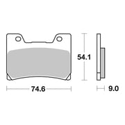 Brembo Prime Brake Pad Sinter Front 07YA24SA