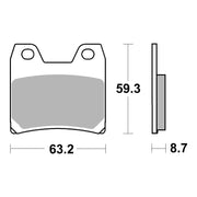 Brembo Prime Brake Pad Sinter Rear 07YA40SP