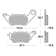 Brembo Prime Brake Pad Carbon Ceramic Rear 07YA53CC