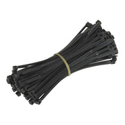 Whites Cable Ties 380 x 7.6mm (100/Bag) - Black