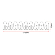 DRC 4-Stroke Universal Exhaust Pipe Guard - Titanium