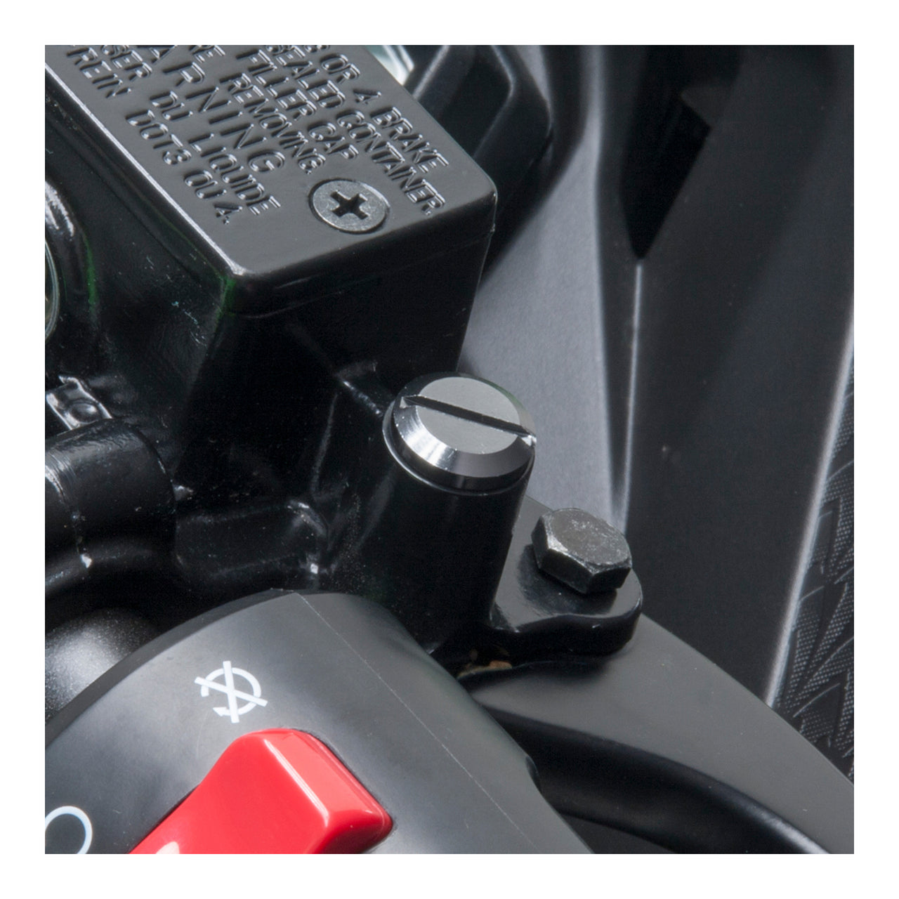 DRC Mirror Hole Plug M10 - Titanium