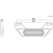 Denali B6 License Plate LED Aux Brake Light
