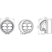 Denali D3 LED Fog Light - DataDim™ Technology - Single