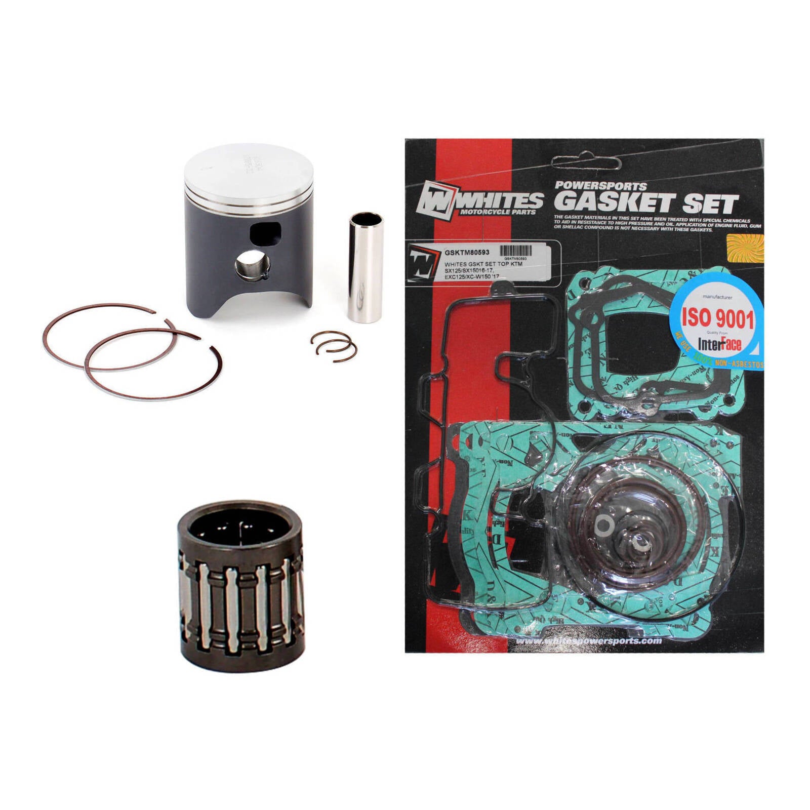 Top End Rebuild Kit (B) KTM 150 SX '16-'17 – Single Ring