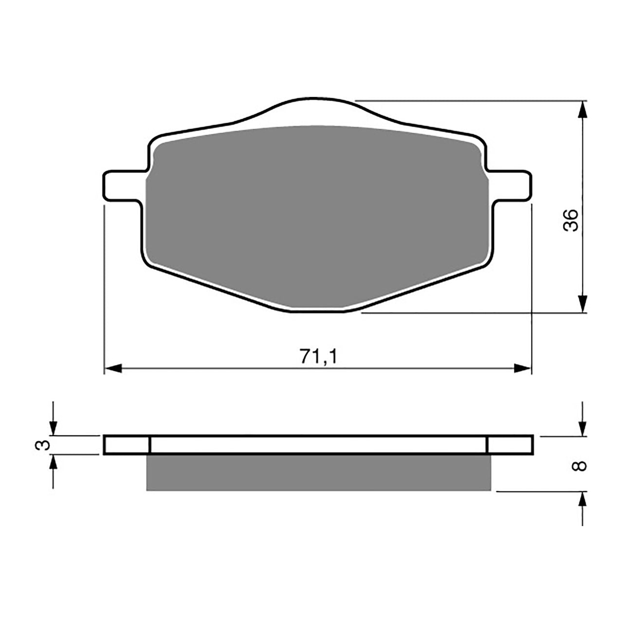 GOLDfren Brake Pads Sintered Sports GF018 - S3 (PH31)