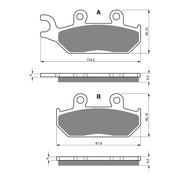 GOLDfren Brake Pads Sintered Sports GF033 - S3 (PR58)