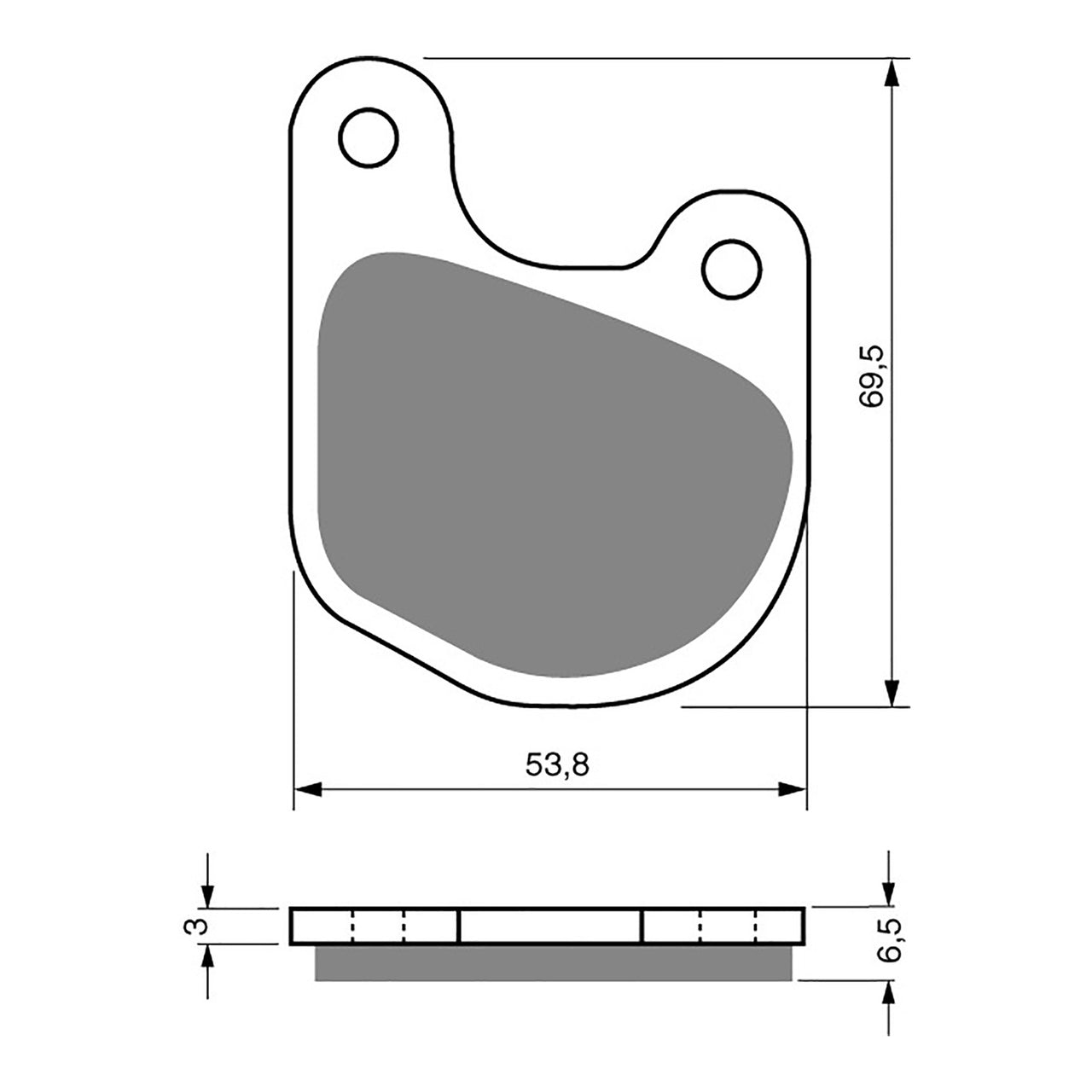 GOLDfren Brake Pads Sintered Sports GF059 - S3 (PH71)