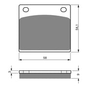 GOLDfren Brake Pads Sintered Sports GF076 - S3 ( PH06 )