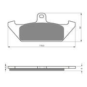 GOLDfren Brake Pads GF101 - S3