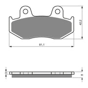 GOLDfren Brake Pads GF102 - K5