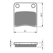 GOLDfren Brake Pads Sintered Sports GF110 - S3 ( PH148 )