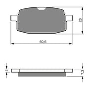 GOLDfren Brake Pads Sintered Sports GF114 - S3 ( PH117 )