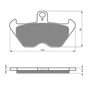 GOLDfren Brake Pads Sintered Sports GF117 - S3 ( PH391 )