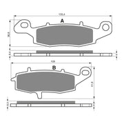 GOLDfren Brake Pads Sintered Sports GF124 - S3 ( PH194 )