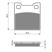 GOLDfren Brake Pads Sintered Sports GF129 - S3 ( PH182 )