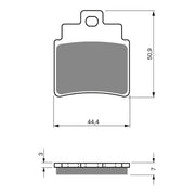 GOLDfren Brake Pads GF140 - K5