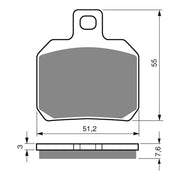GOLDfren Brake Pads Sintered Sports GF152 - S3 ( PH253 )