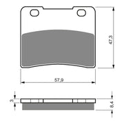 GOLDfren Brake Pads GF172 - S3