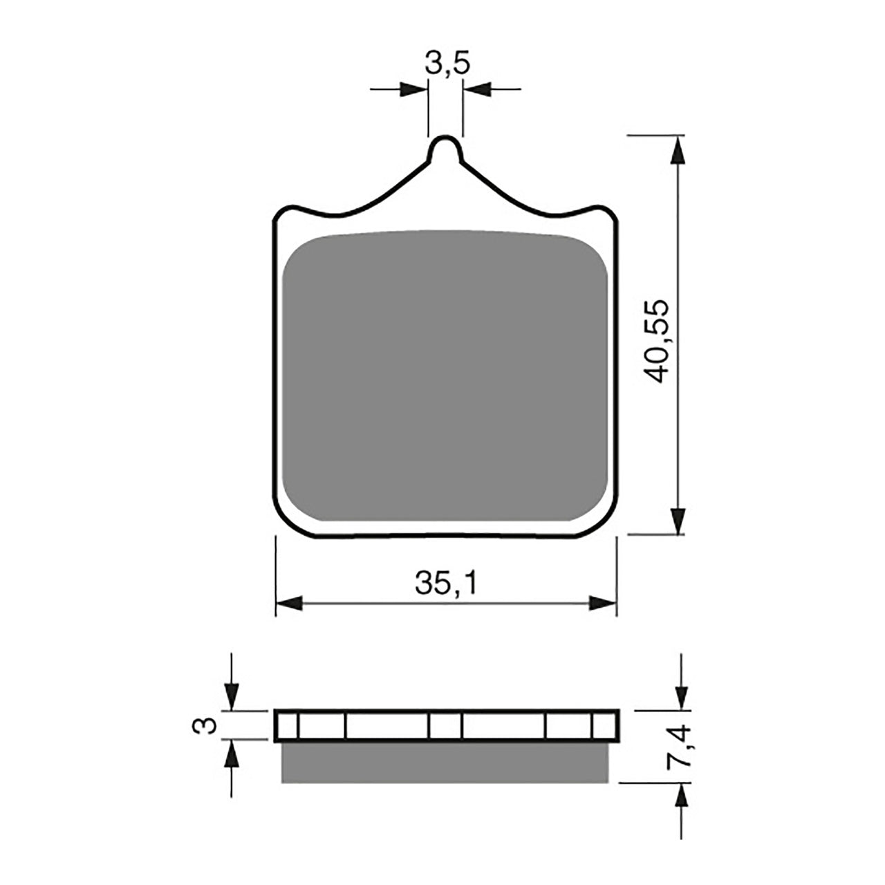 GOLDfren Brake Pads Sintered Sports GF177 - S3 ( PH294 )