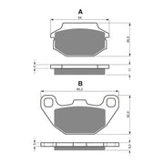 GOLDfren Brake Pads Off-Road Racing GF183 - K5 ( PR285 )