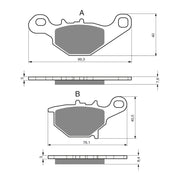 GOLDfren Brake Pads Off-Road Racing GF226 - K5 ( PR348 )