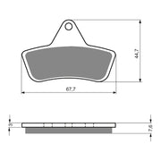 GOLDfren Brake Pads Off-Road Racing GF232 - K5 ( PR258 )