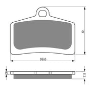 GOLDfren Brake Pads GF233 - S3