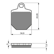 GOLDfren Brake Pads GF238 - S3