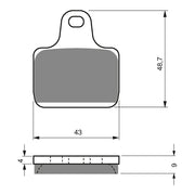 GOLDfren Brake Pads GF239 - S3