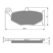 GOLDfren Brake Pads Sintered Sports GF241 - S3 ( PH364 )