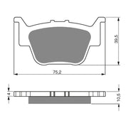 GOLDfren Brake Pads Off-Road Racing GF243 - K5 ( PR330 )