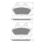 GOLDfren Brake Pads Sintered Sports GF244 - S3 ( PH379 )