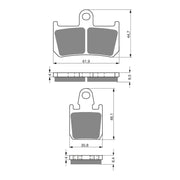 GOLDfren Brake Pads Sintered Sports GF246 - S3 ( PH384 )