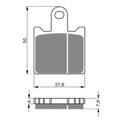 GOLDfren Brake Pads Sintered Sports GF249 - S3 ( PH362 )