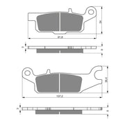 GOLDfren Brake Pads Off-Road Racing GF255 - K5 ( PR387 )