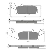 GOLDfren Brake Pads Off-Road Racing GF256 - K5 ( PR388 )