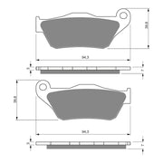 GOLDfren Brake Pads GF262 - S3