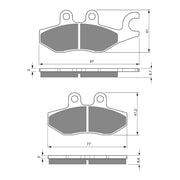 GOLDfren Brake Pads GF266 - S3