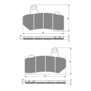 GOLDfren Brake Pads Sintered Sports GF271 - S3 ( PH353 )