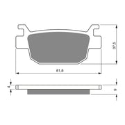 GOLDfren Brake Pads GF287 - S3