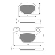 GOLDfren Brake Pads Sintered Sports GF289 - S3 ( P130 )