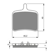 GOLDfren Brake Pads GF290 - S3