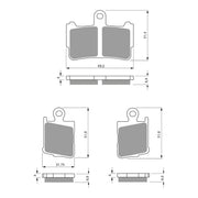 GOLDfren Brake Pads Sintered Sports GF298 - S3 ( PH431 )