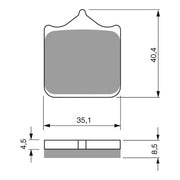 GOLDfren Brake Pads Sintered Sports GF304 - S3 ( PH438 )